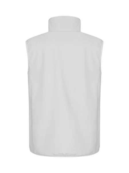 Clique Classic Softshell Vest – kamizelka softshell z recyklingu – biała