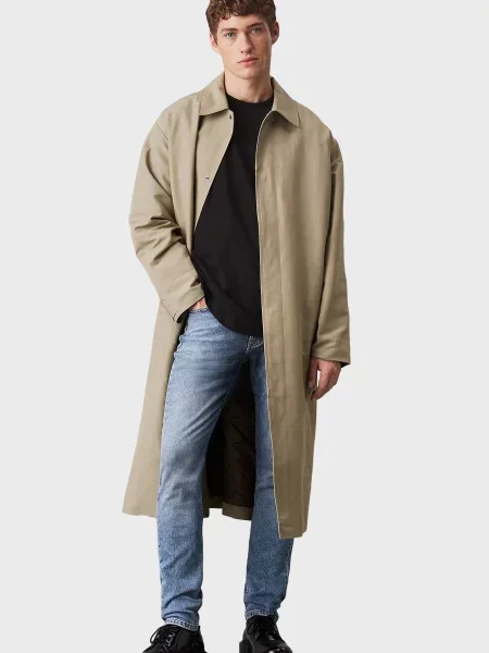 Тренч Calvin Klein Jeans бежевий