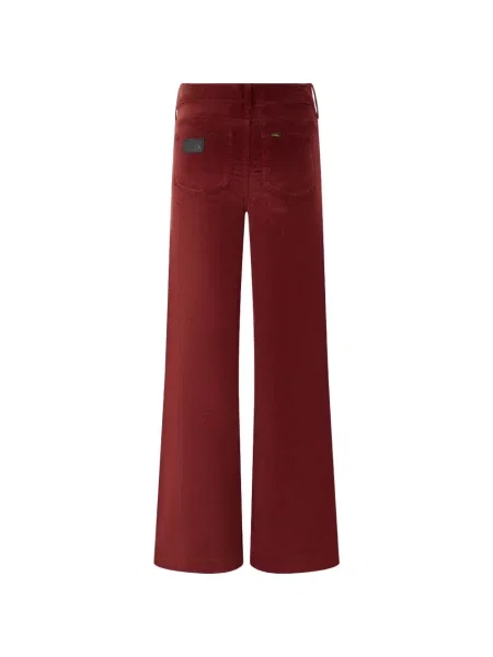 Pantaloni Lois Jeans de catifea cord roșu