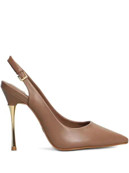 Pantofi cu toc Carrano slingback maro