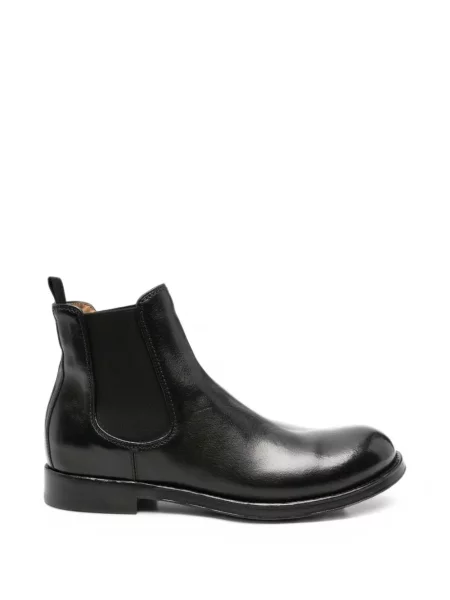 Botine chelsea Officine Creative din piele negru