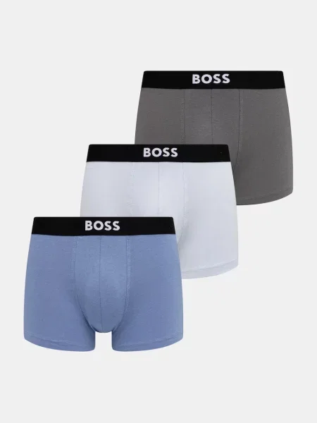 BOSS boxerky s Trunk 3P ONE modré