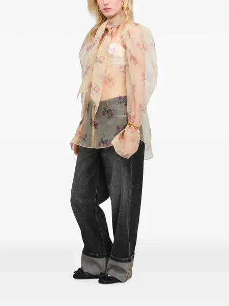 Bluză Marc Jacobs cu model floral din organza
