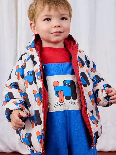 Bobo Choses Двостороння дитяча куртка Doggy Mate