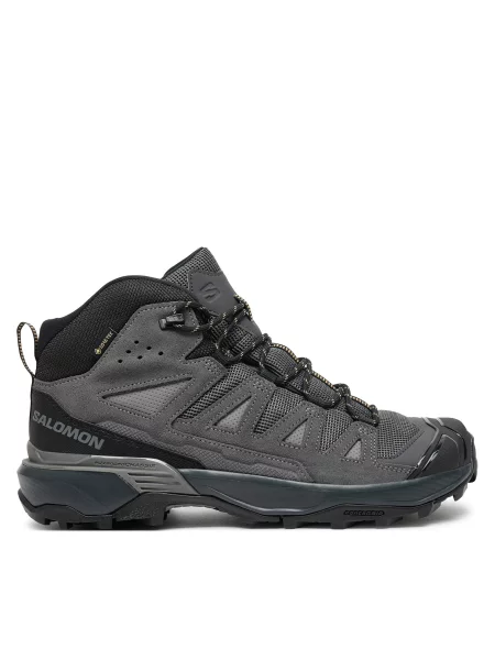 Trekking čevlji Salomon X Ultra Leather Mid Gore-Tex črna