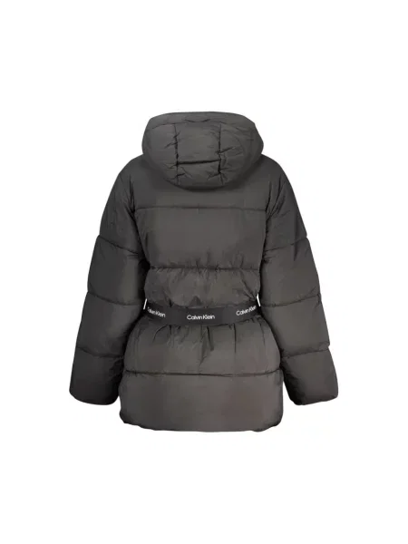 Kurtka jeansowa Calvin Klein Jeans z długim rękawem czarna