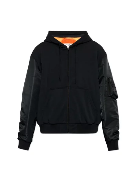 Ocieplany kurtka bomber Mm6 Maison Margiela czarny