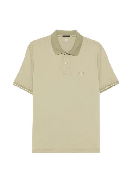 Tricou polo C.p. Company cu autograf verde