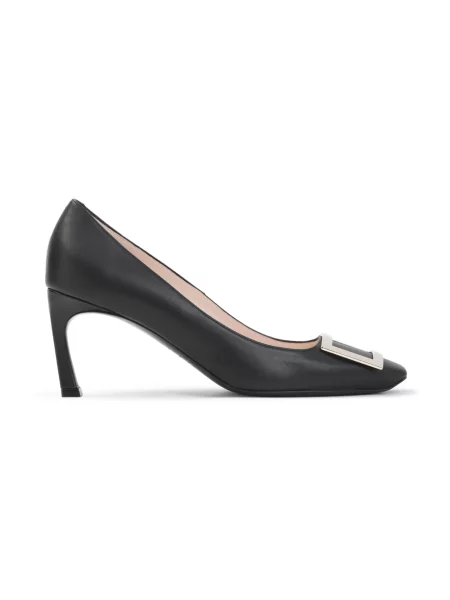 Czółenka Roger Vivier skórzana czarna