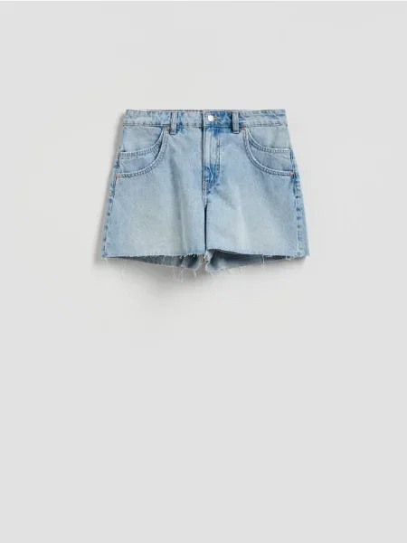 Reserved Pantaloni scurți din denim albastru
