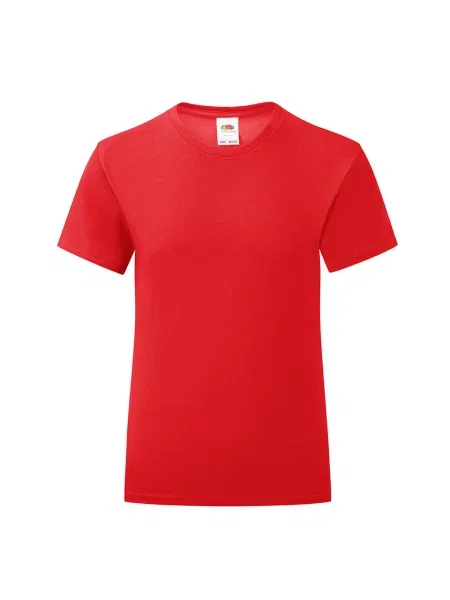 Tricou copii Fruit Of The Loom roșu