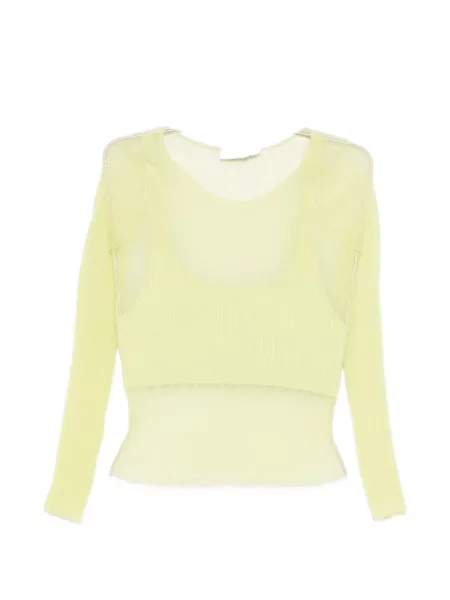 Прозрачен дълго топ Simkhai зелено