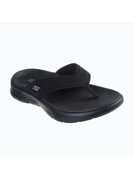 Șlapi pentru femei SKECHERS Go Walk Flex Holly black negru