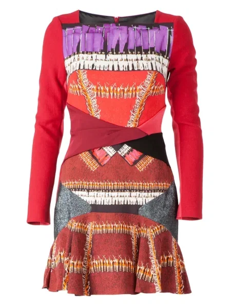 Rochie Peter Pilotto de costum roșu