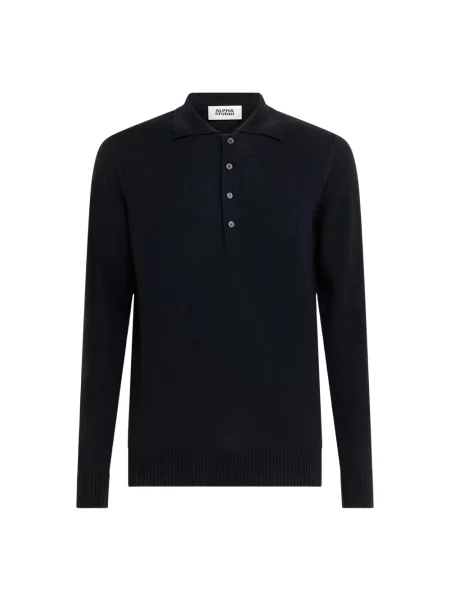 Koszulka polo Alpha Industries niebieska