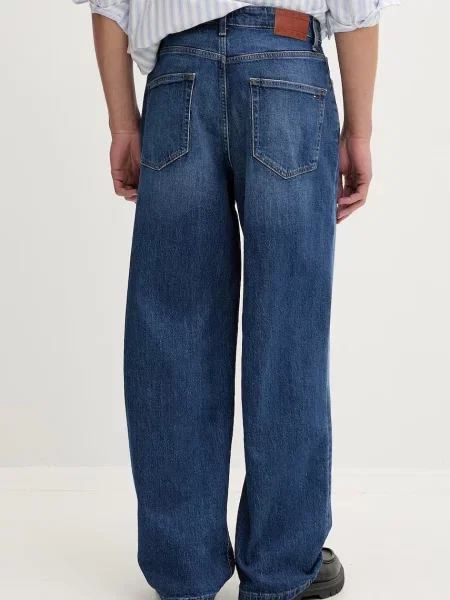 Tommy Jeans jeansy relaxed fit granatowe