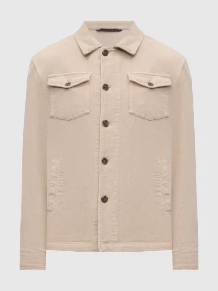 Вельветова куртка Florentino бежева