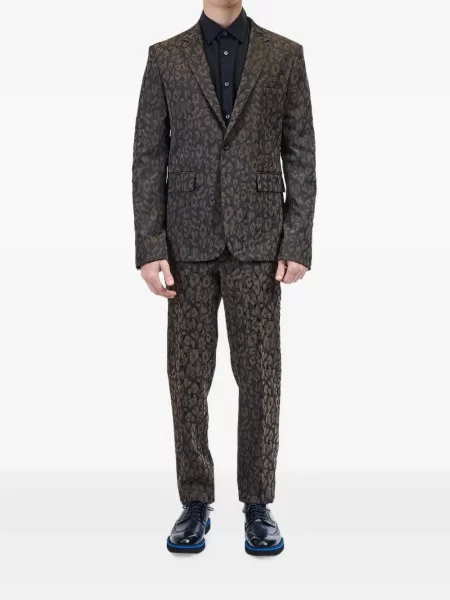 Costum Just Cavalli cu imagine din jacard negru