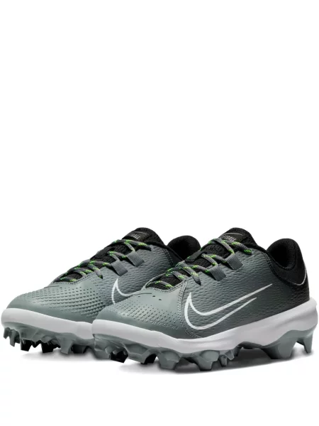 Половин цип маратонки Nike Air Zoom бродирани бяло