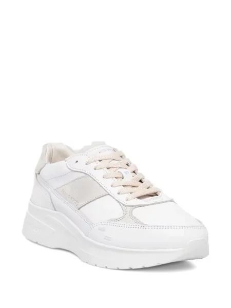 Sneakerși Filling Pieces cu platformă alb