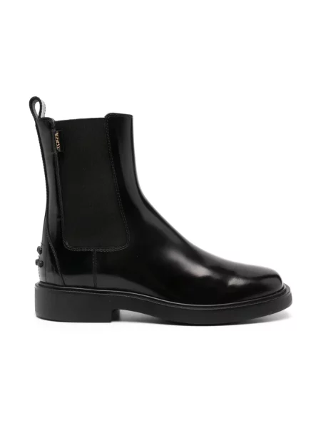 Buty do kostki Tod's skórzane czarne