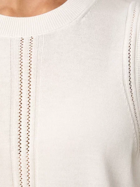 Calvin Klein top női viszkózzal bézs