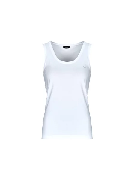 Majica brez rokavov Emporio Armani brez rokavov bela