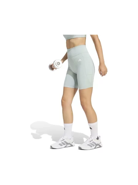 ADIDAS PERFORMANCE Športové nohavice Optimé Essentials mätová / biela sivá