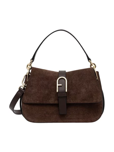 Torebka Furla skórzana brązowa