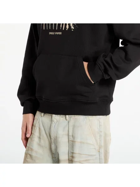 Φούτερ Daily Paper Light Cycle Hoodie UNISEX Black L μαύρο