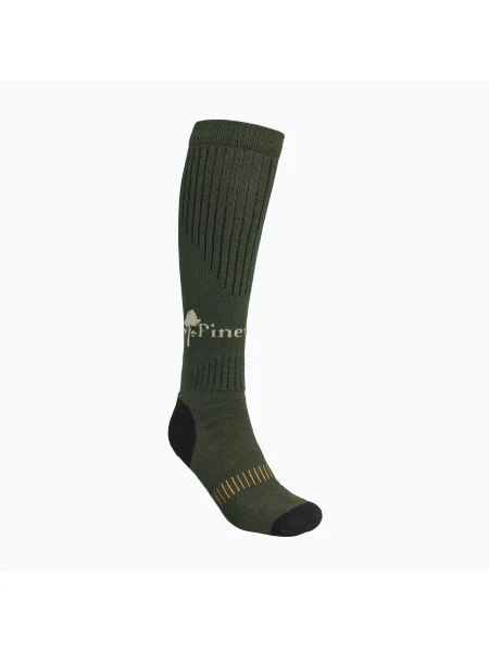 Șosete de trekking pentru bărbați Pinewood Drytex High verde/d.maro verde