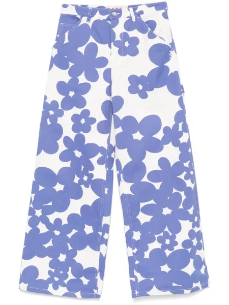 Pantaloni Marni albastru