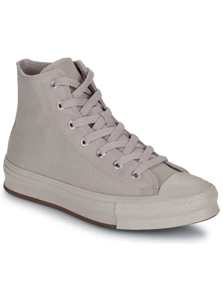 Členkové topánky Converse sivá
