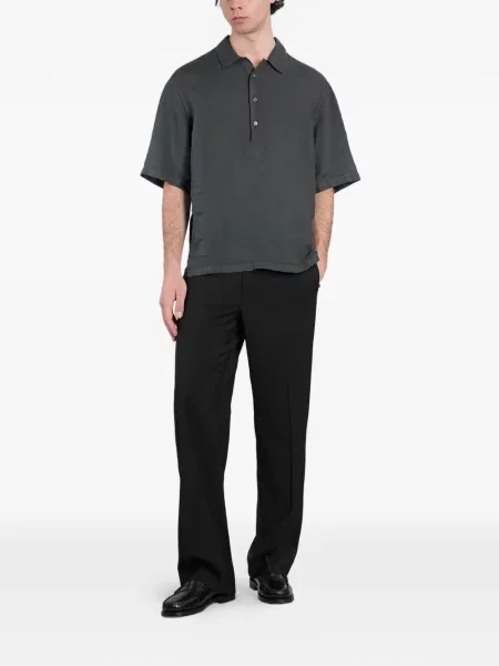 Tricou polo Barena de in gri