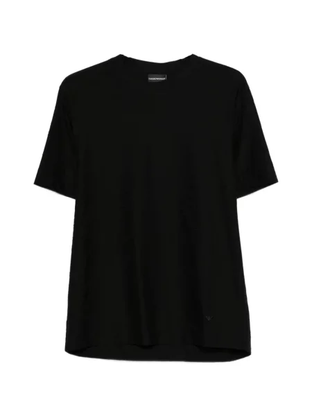 Rövid póló Emporio Armani fekete