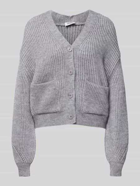 Kurtka z dzianiny o kroju oversized z listwą guzikową Drykorn