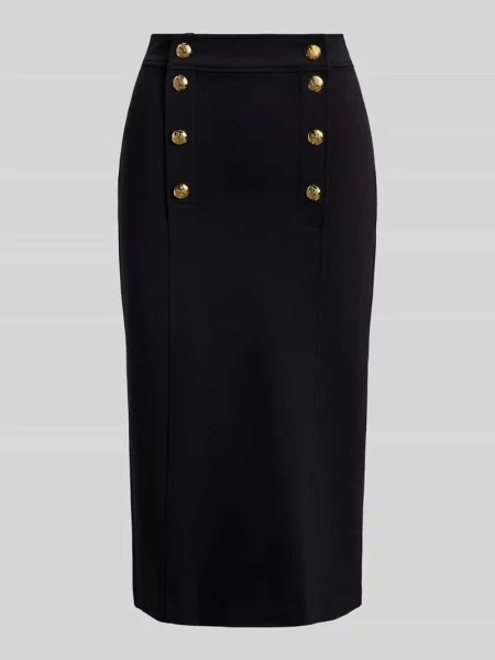 Spódnica ołówkowa o kroju tapered fit z mieszanki Lauren Ralph Lauren czarna