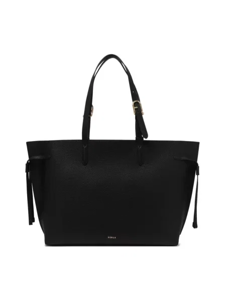 Shopperka Furla skórzana czarna