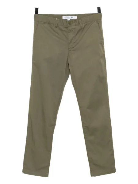 Pantaloni chino Lacoste verde