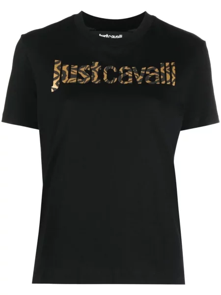 Tricou Just Cavalli cu imagine albastru