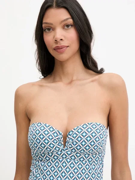 Max Mara Beachwear bikini CORONA niebieskie
