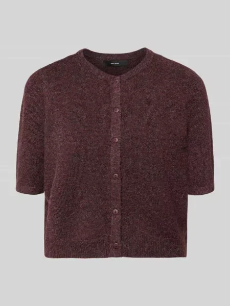 Kardigan rozpinany o kroju regular fit z krótkim rękawem model VMDOFFY' Vero Moda