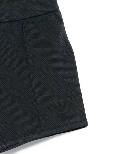 Szorty dziecięce Emporio Armani niebieskie
