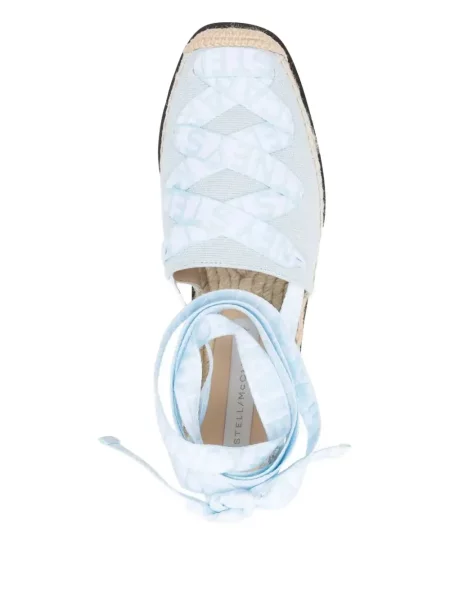 Espadrile Stella Mccartney cu platformă albastru