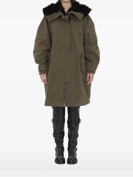 Palton de blană Dolce & Gabbana verde