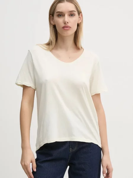 Pepe Jeans Tričko FABIANA béžové