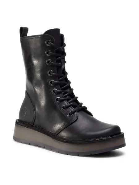 Škornji Fly London Ramifly Black črna