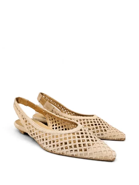Pantofi cu toc Poche Paris slingback maro