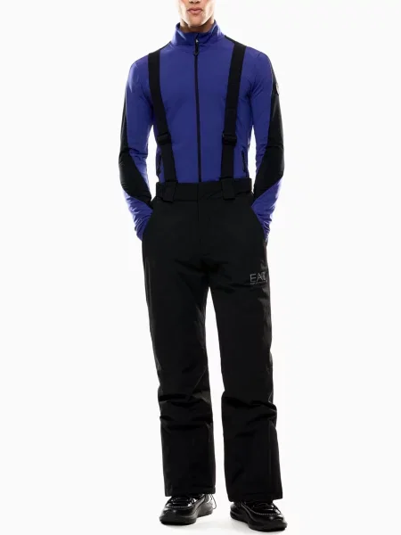 Штани спортивні поліамід/еластан чорний