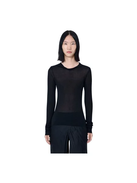 Top Rick Owens z kapturem czarny